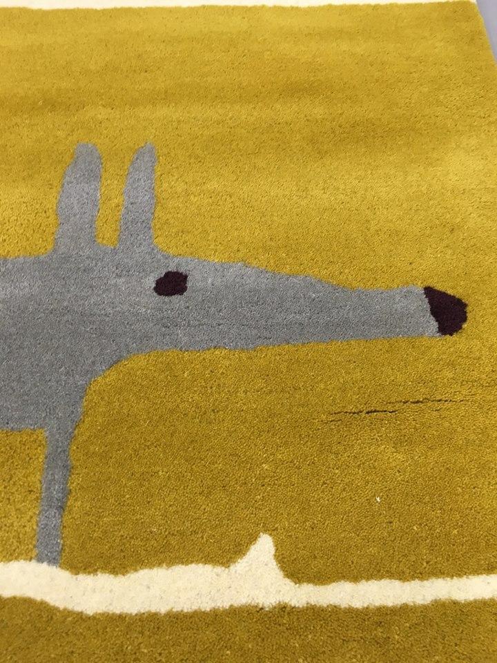 Mr Fox Rug Mustard 25306