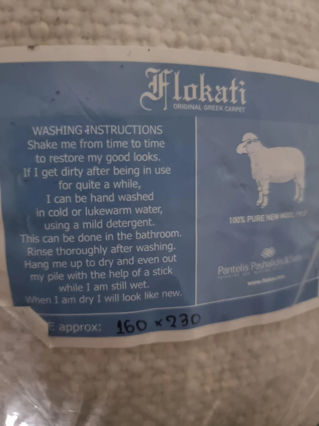 Flokati 100% Pure New Zealand Wool