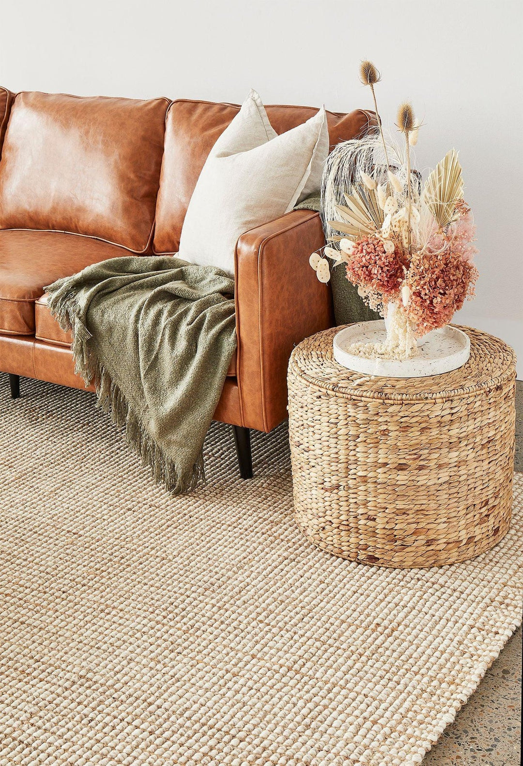 Arabella Natural Rug Wool & Jute