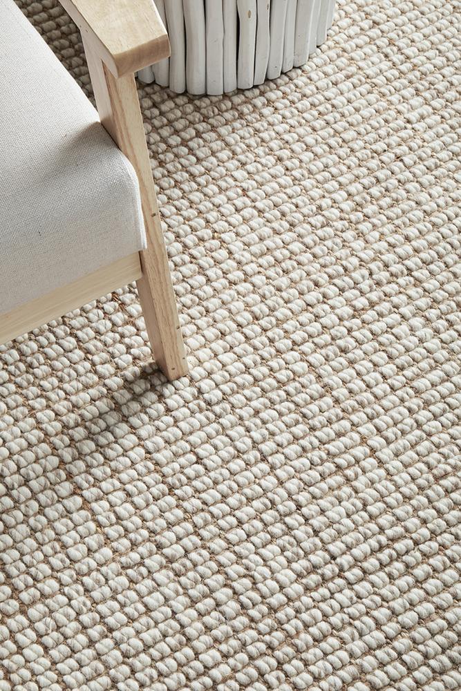 Arabella Natural Rug Wool & Jute