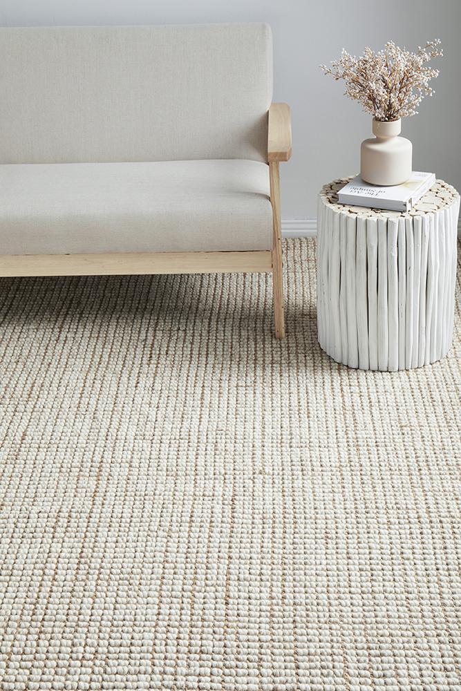 Arabella Natural Rug Wool & Jute