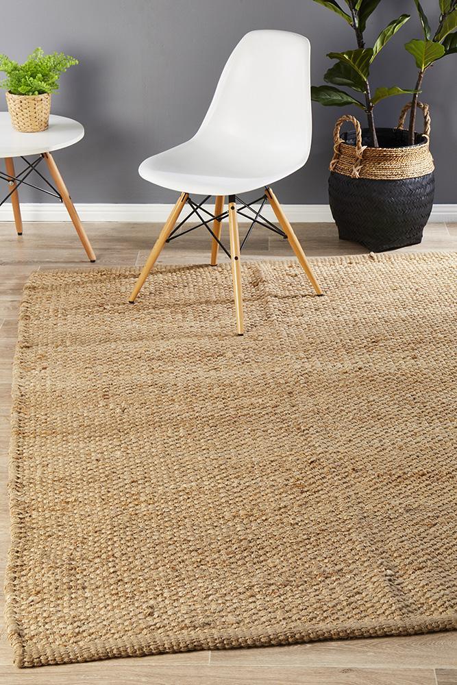 Larnia Contemporary Handmade Weave Natural Rug