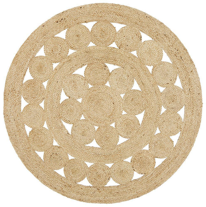 Larnia Contemporary Modern Natural Rug