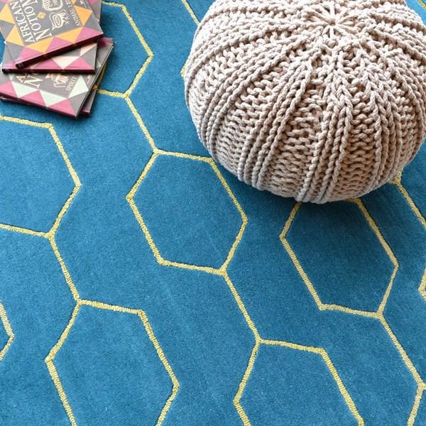 Arris Teal 37307 Rug