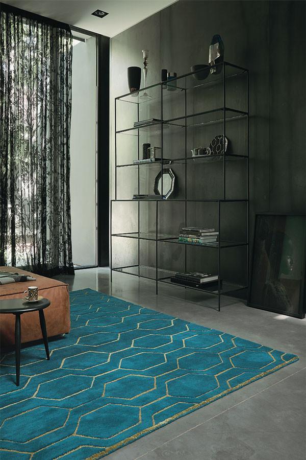 Arris Teal 37307 Rug