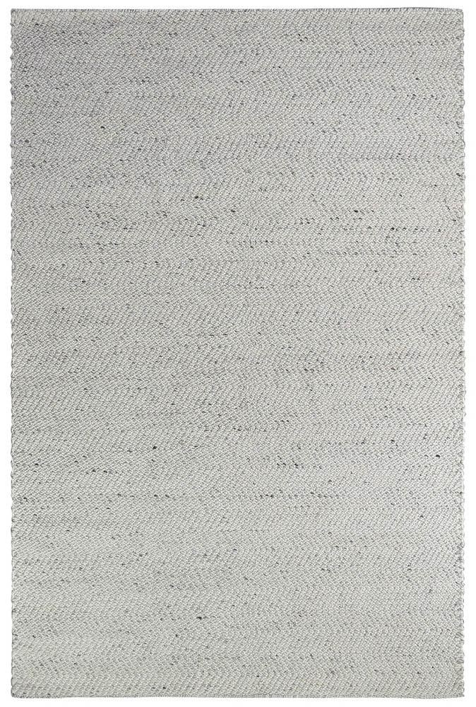 kalvin Wool Silver Ivory Rug