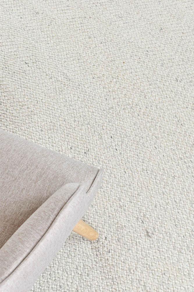 kalvin Wool Silver Ivory Rug