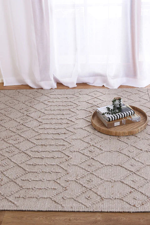 Dream Natural Handwoven Wool Floor Rug