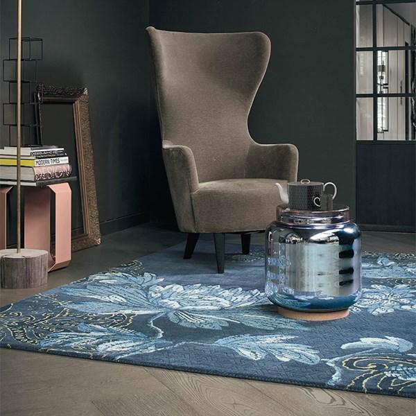 Fabled Floral Navy 37508 Rug