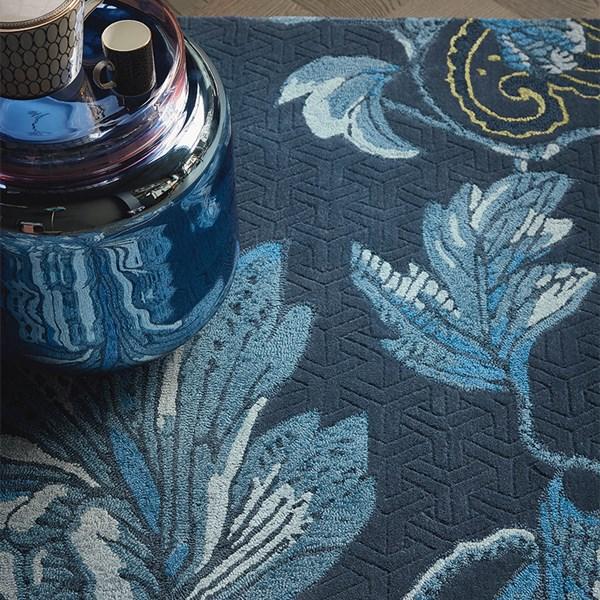 Fabled Floral Navy 37508 Rug