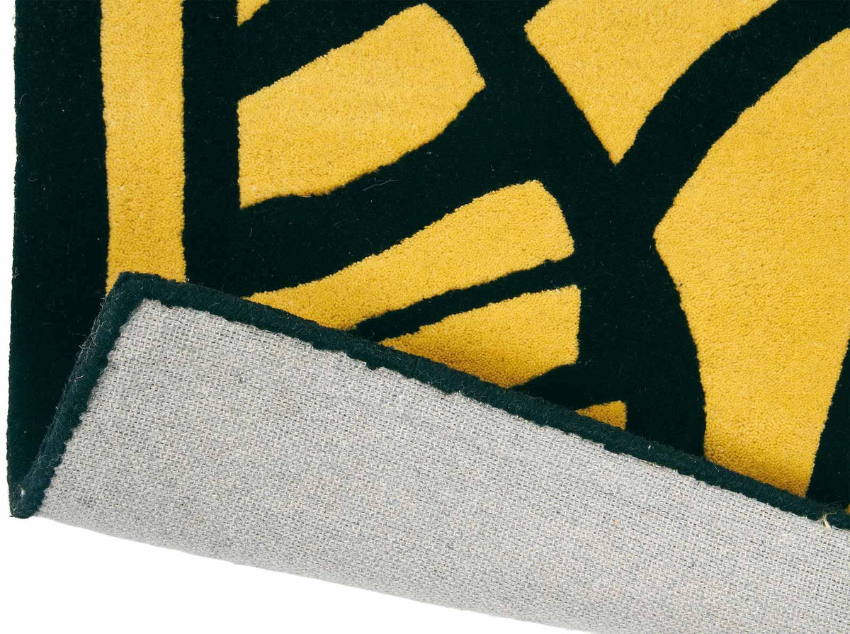 Japanese Fans Gold Rug – SCANDIC KNOTS