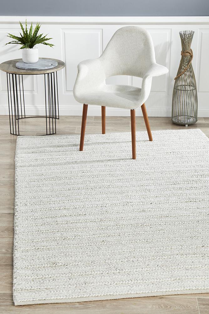 Harvest Ivory Quality Hand Woven Floor Rug