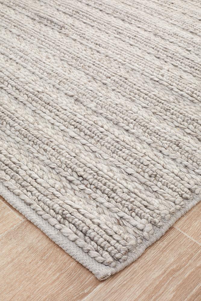 Harvest Silver Quality Hand Woven Floor Rug