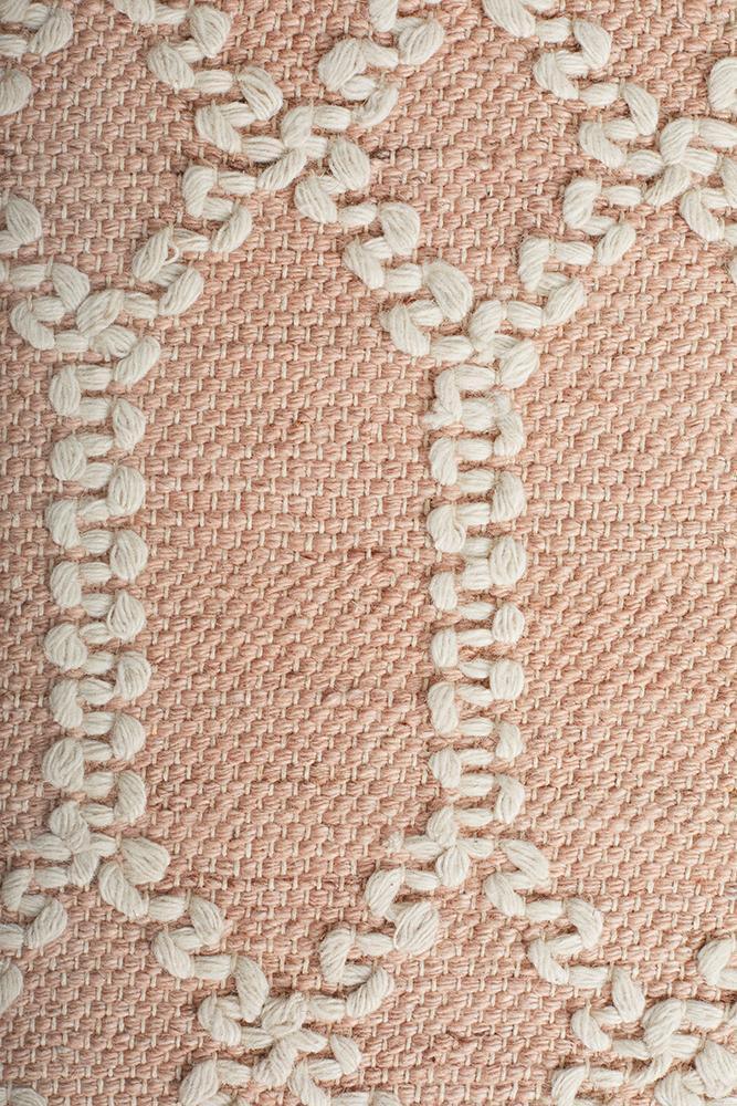 Hudson Tribal Trellis Rug Nude Soft Pink