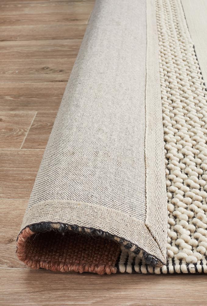 Hudson Peach Flat Woven Floor Rug