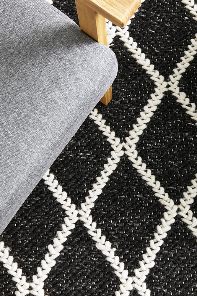 Huxley Black Rug