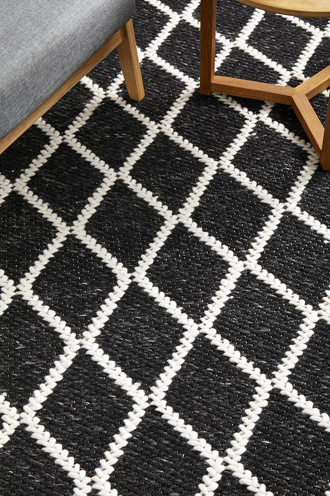 Huxley Black Rug