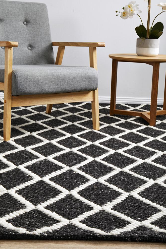 Huxley Black Rug