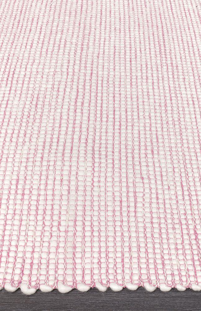 Loft Stunning Wool Pink Rug