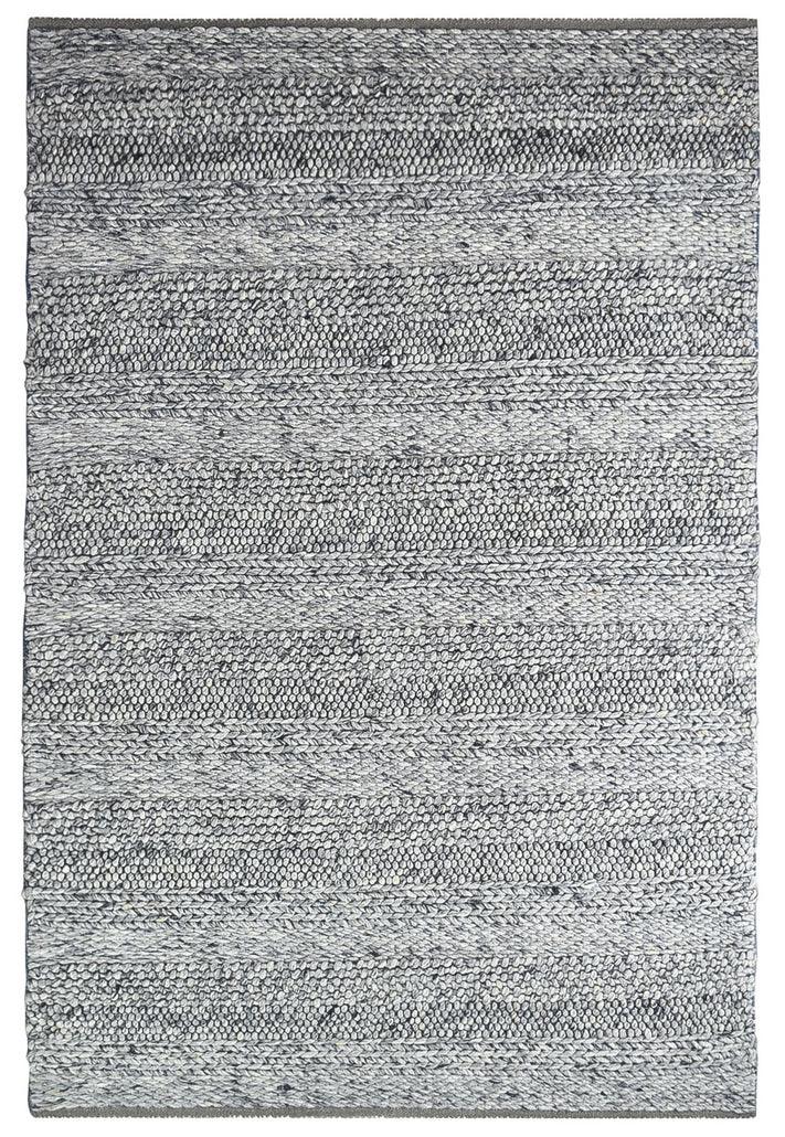 Malanda Grey Pure Quality Wool Rug