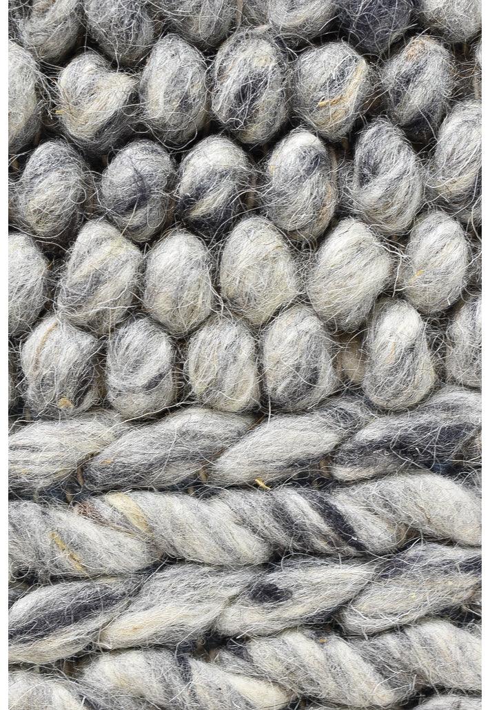 Malanda Grey Pure Quality Wool Rug