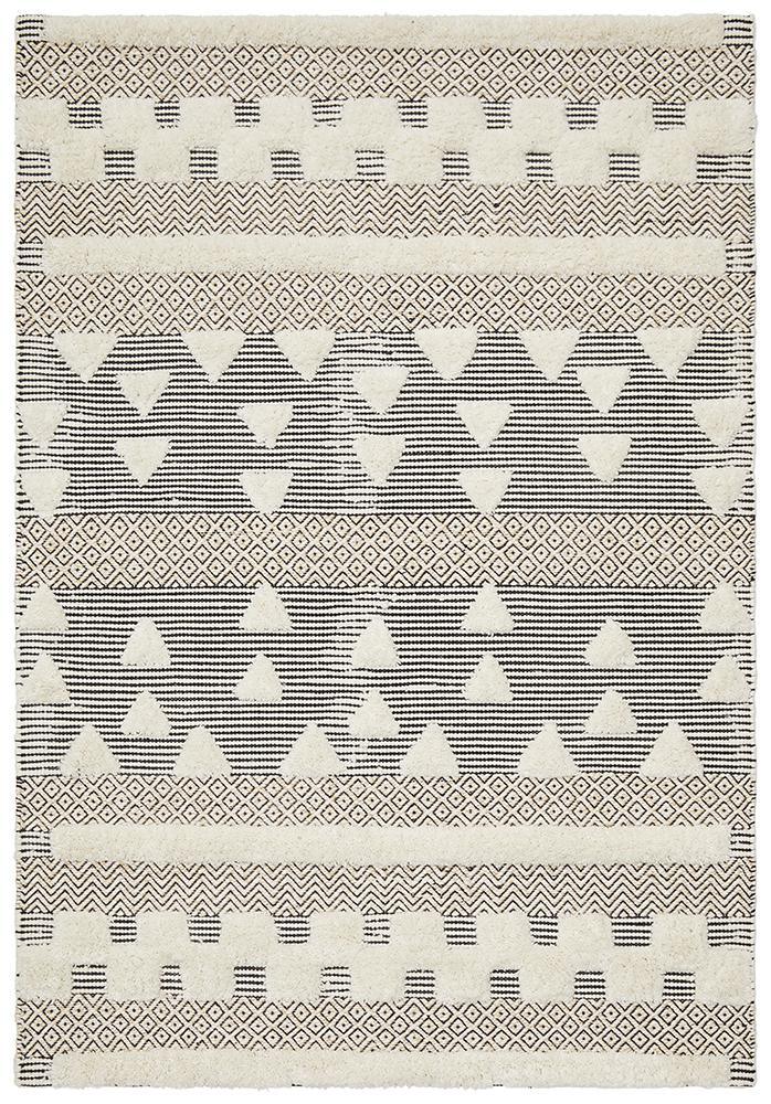 Knots Paradox Rhythm Flow Ivory Rug