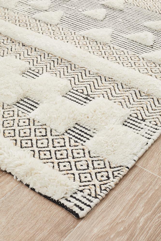 Knots Paradox Rhythm Flow Ivory Rug