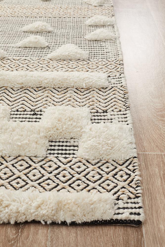 Knots Paradox Rhythm Flow Ivory Rug