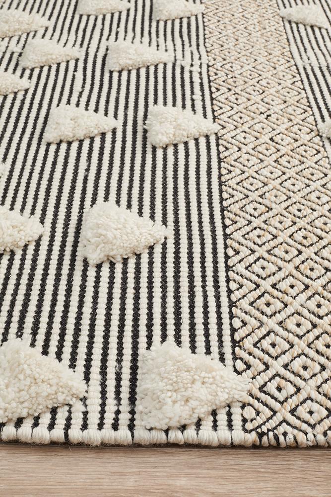 Knots Paradox Rhythm Flow Ivory Rug