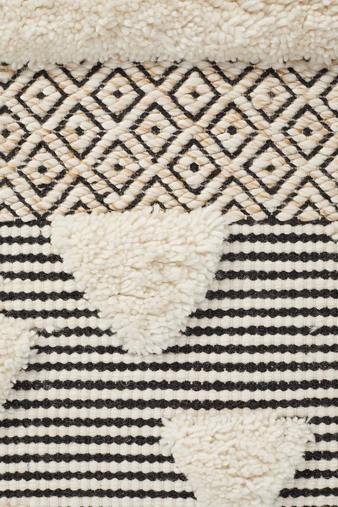 Knots Paradox Rhythm Flow Ivory Rug