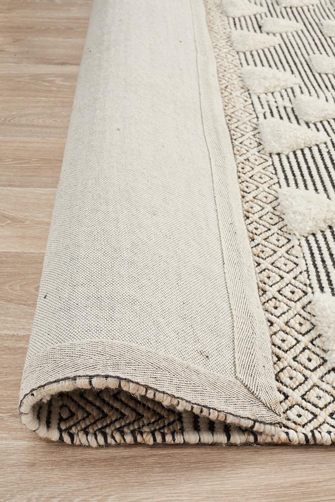 Knots Paradox Rhythm Flow Ivory Rug