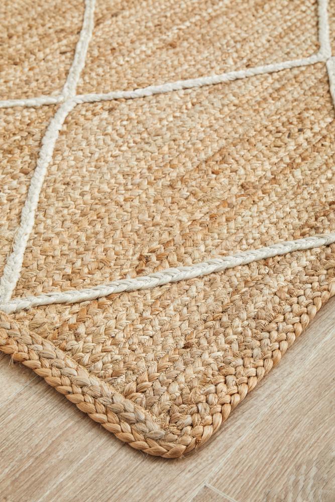 Knots Noosa Tribal Natural Runner Rug