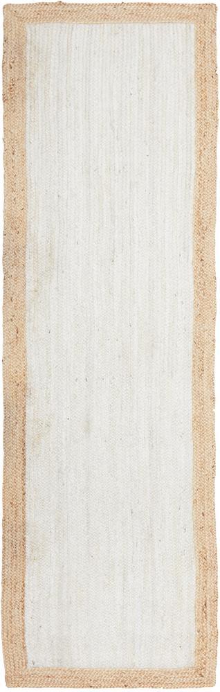 Knots Noosa White Natural Jute Floor Rug