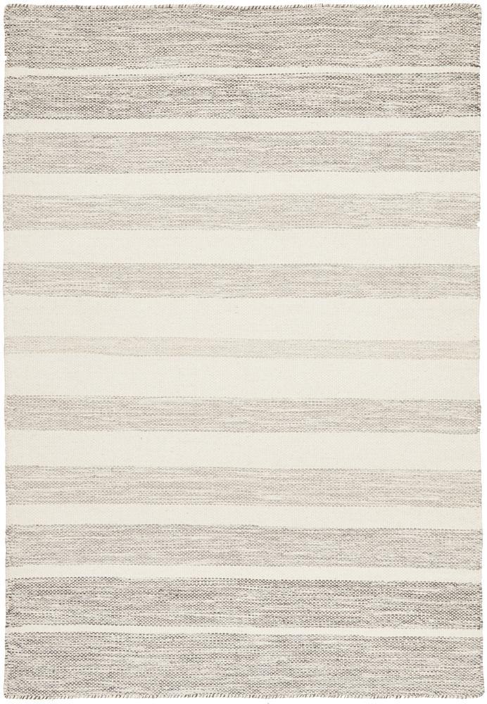 Hand Woven Pure Wool Grey Rug