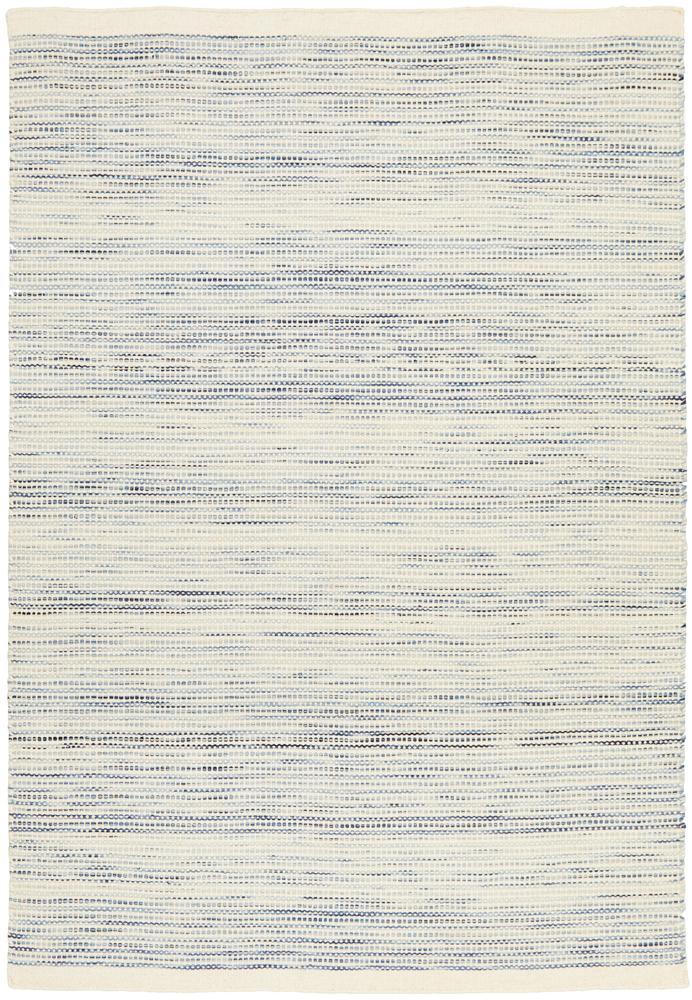 Blue Flat Woven Area Rug