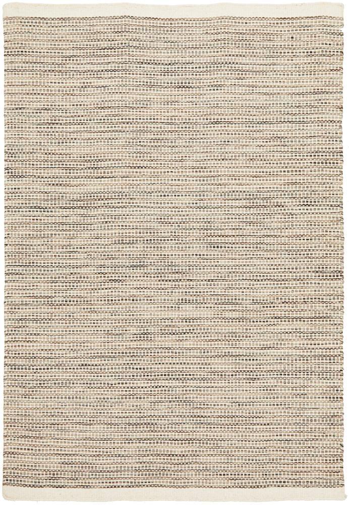 Knots Natural Pure Wool Flatweave Floor Rug