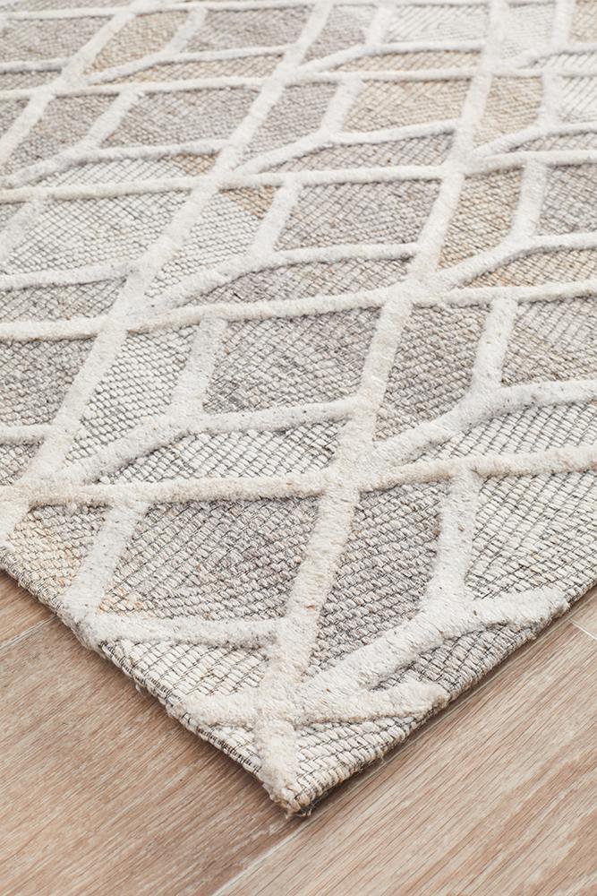 Knots Marble Winter Sand Hills Modern Rug