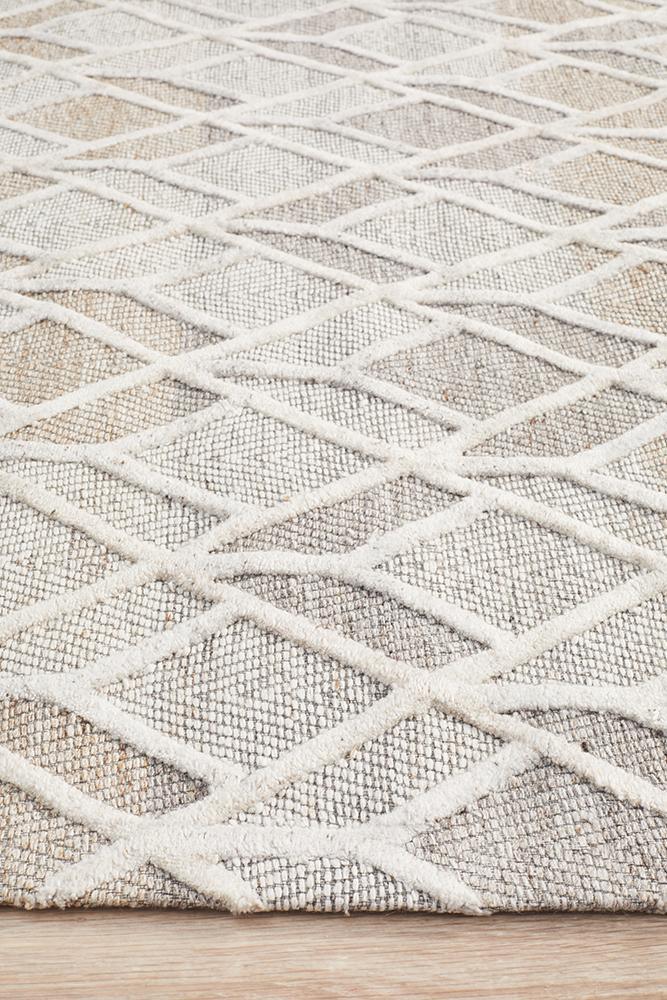 Knots Marble Winter Sand Hills Modern Rug