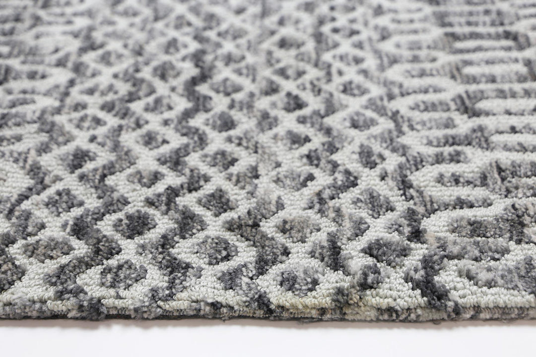 Knots Negin Camphils Grey Rug