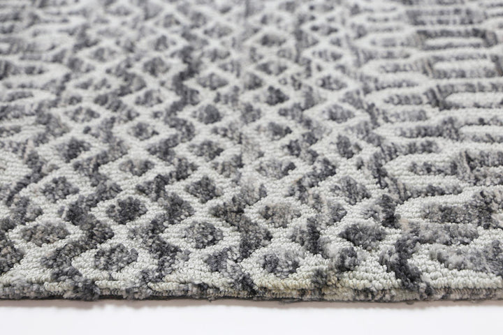 Knots Negin Camphils Grey Rug