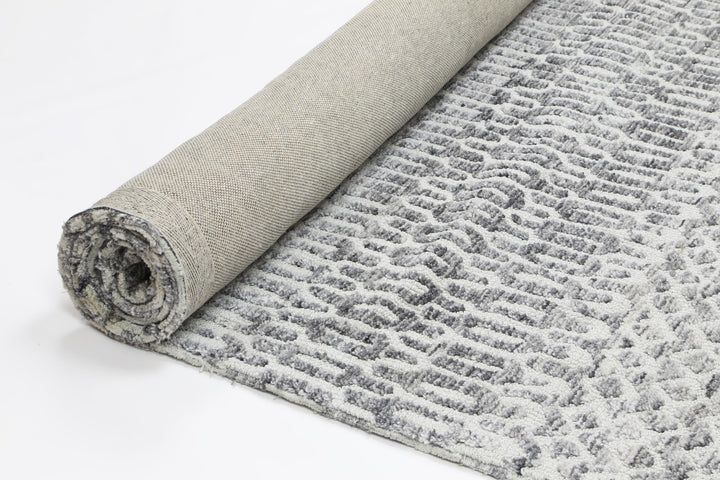 Knots Negin Camphils Grey Rug