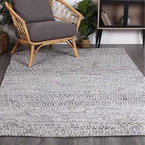 Knots Negin Camphils Grey Rug