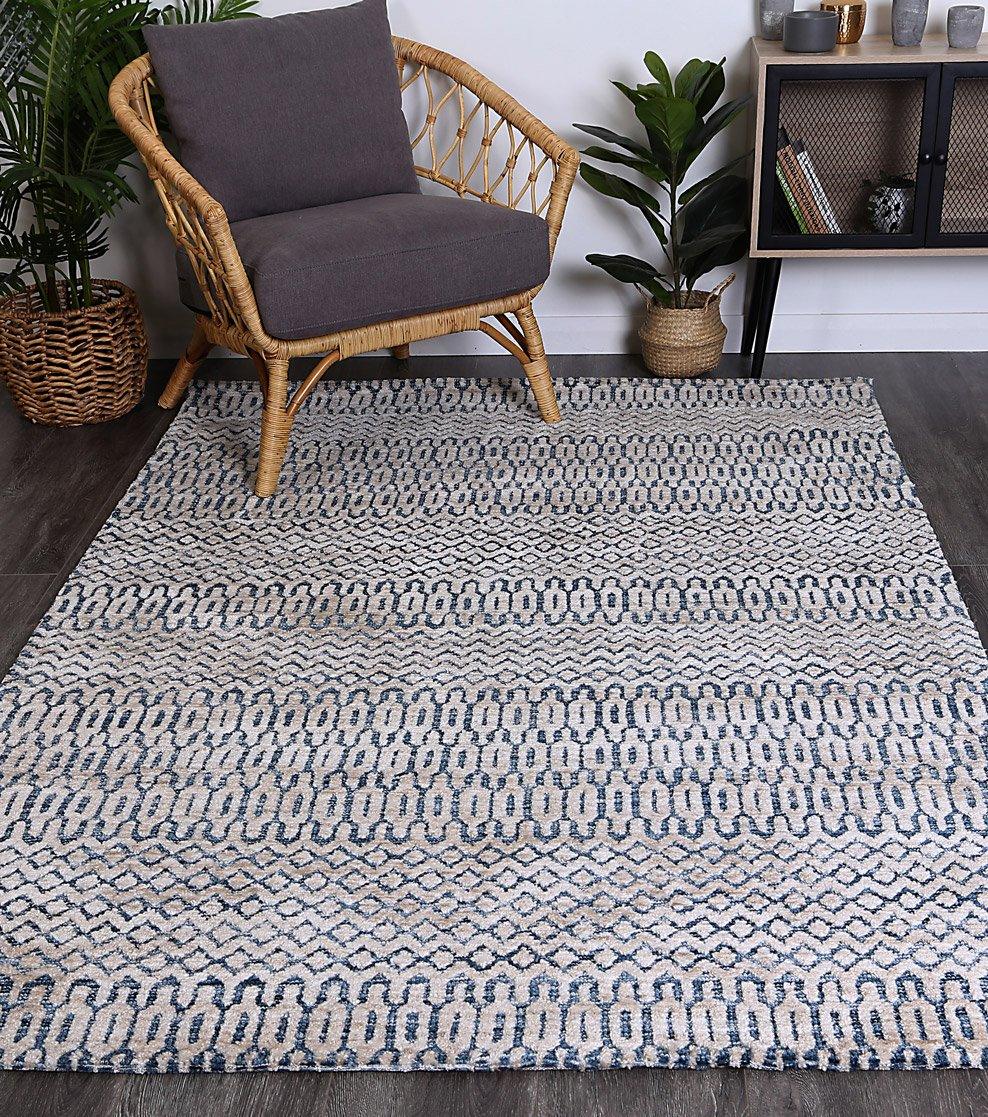 Knots Negin Camphils Navy Rug