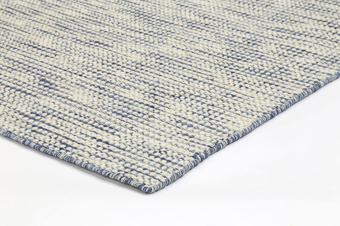Blue Reversible Wool Rug