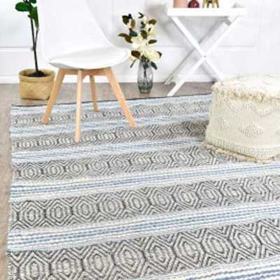 Atlantic Wool Blue Rug