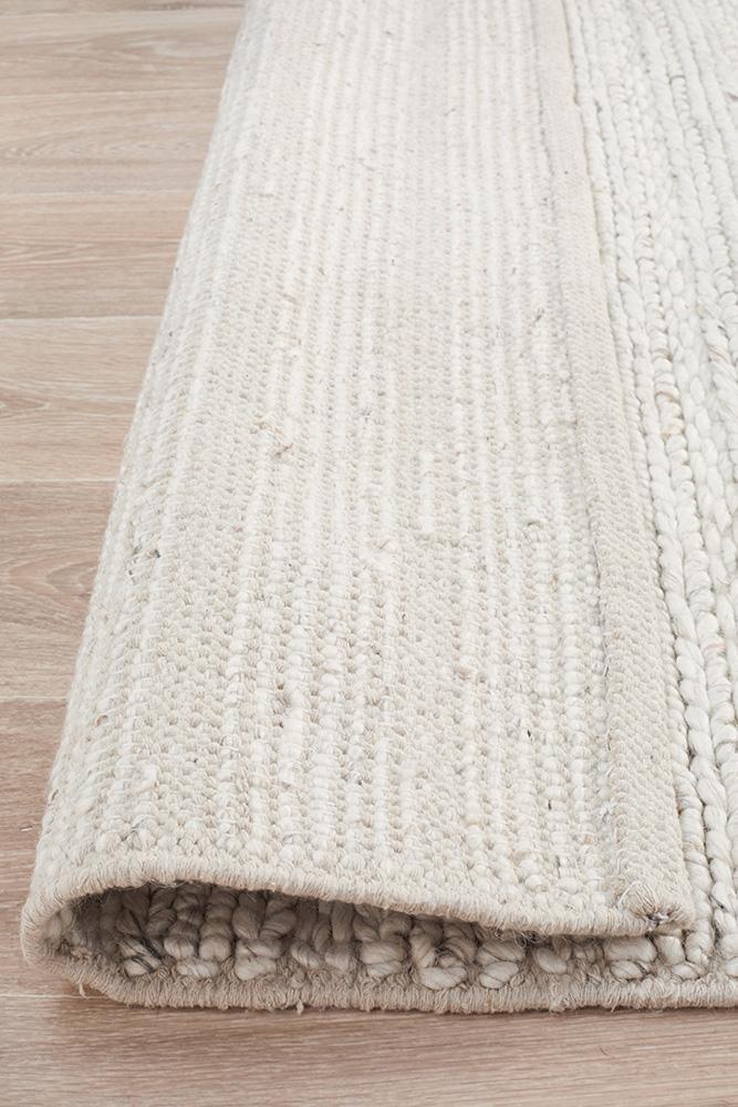 Harvest Ivory Quality Hand Woven Floor Rug