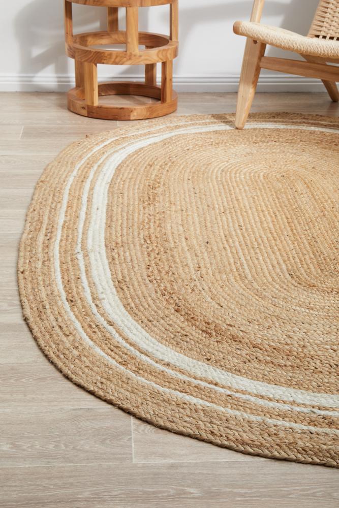 Knots Noosa 111 Natural Oval Rug