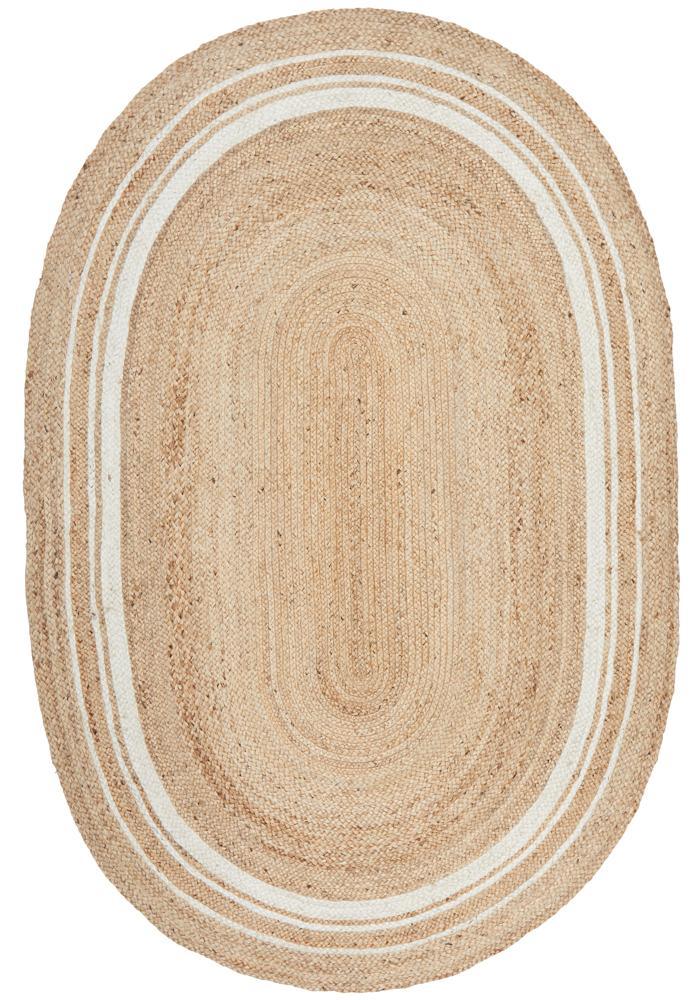 Knots Noosa 111 Natural Oval Rug