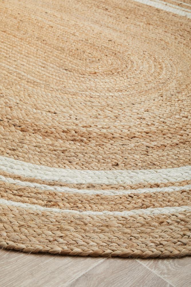 Knots Noosa 111 Natural Oval Rug