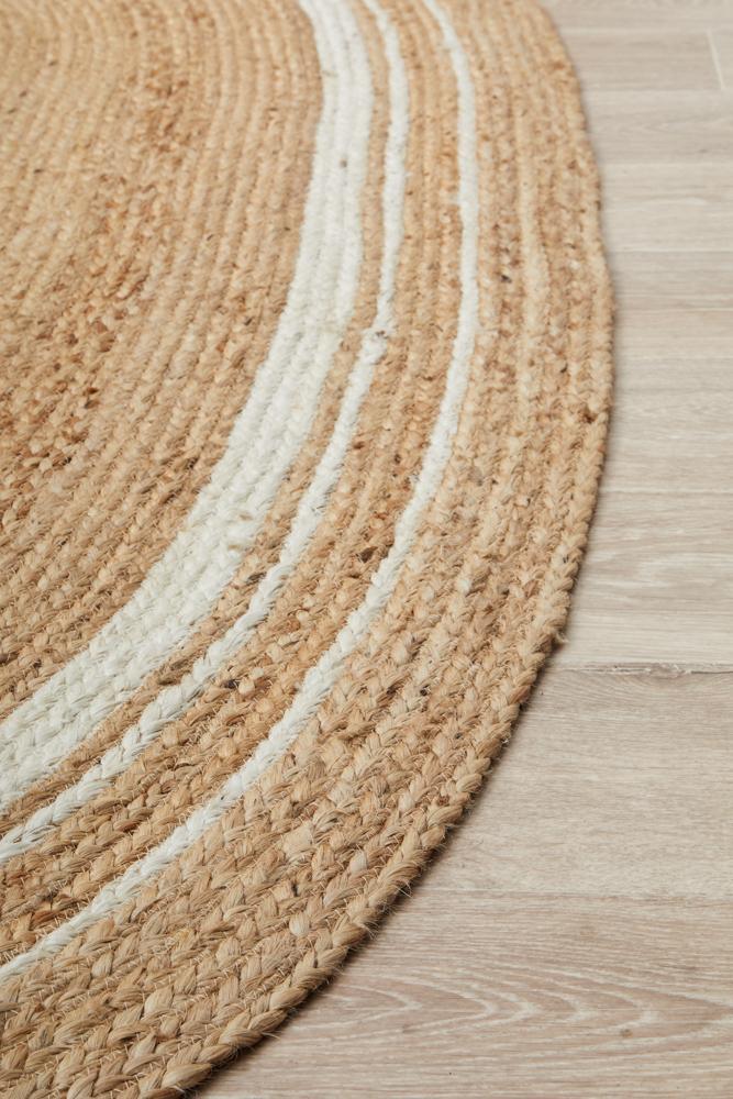 Knots Noosa 111 Natural Oval Rug